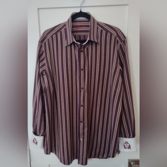 Robert Graham Mens Dress Shirt - Picture 1 of 7